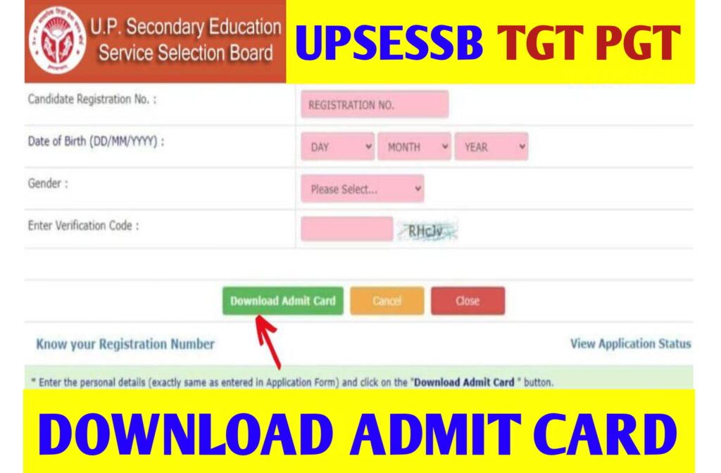 UP TGT PGT Admit Card 2023