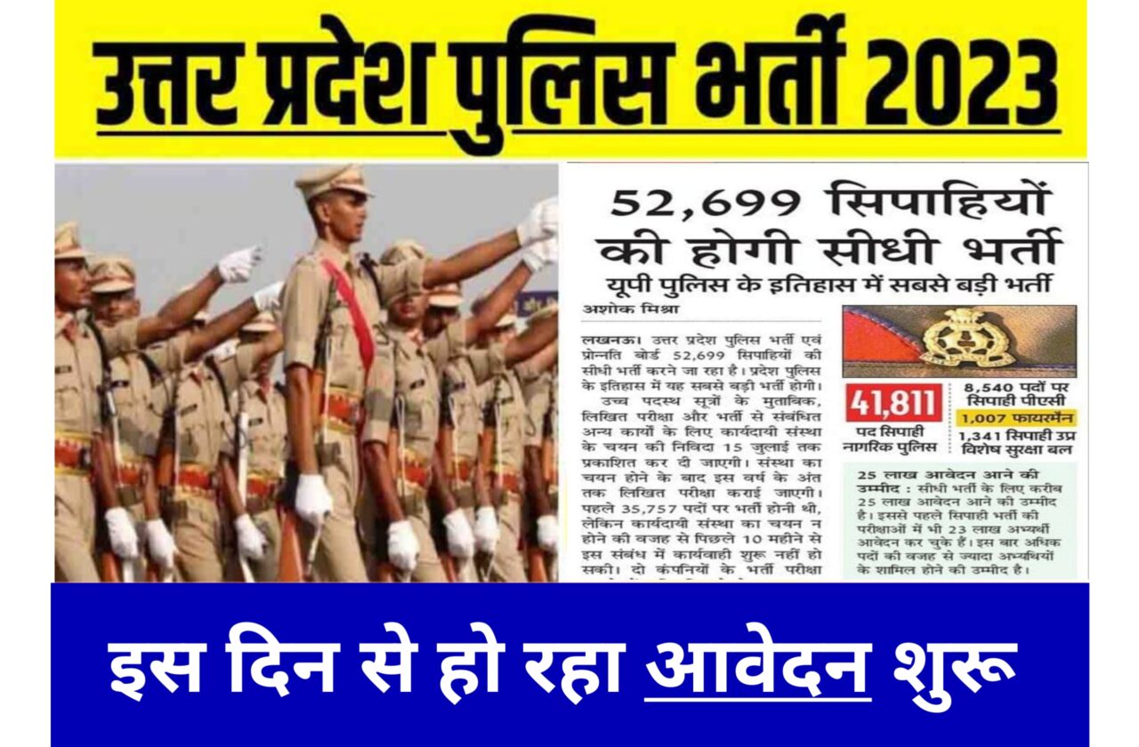 UP Police Constable New Bharti 2023