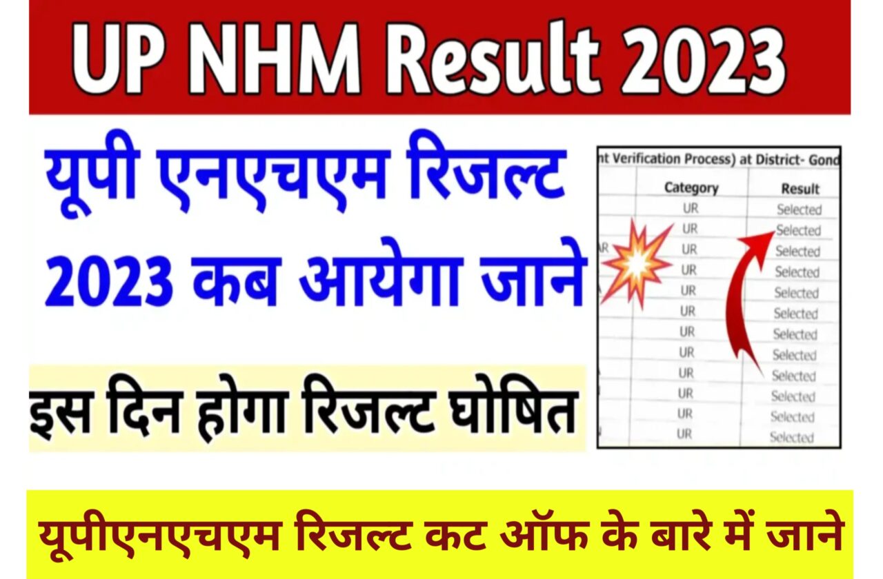 UP NHM Result 2023 Kab Aayega